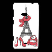 Coque Nokia Lumia 625 Glamour Paris