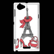 Coque Sony Xperia L Glamour Paris