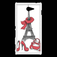 Coque Sony Xperia M2 Glamour Paris