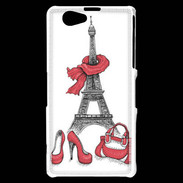 Coque Sony Xperia Z1 Compact Glamour Paris