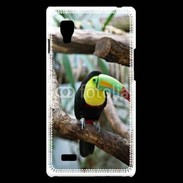 Coque LG Optimus L9 Portrait d'un Toucan 15