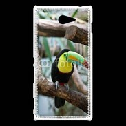 Coque Sony Xperia M2 Portrait d'un Toucan 15