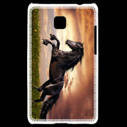 Coque LG Optimus L3 II Cheval 7