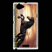 Coque Sony Xperia L Cheval 7