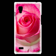Coque LG Optimus L9 Belle rose 3