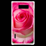 Coque LG Optimus L7 Belle rose 3