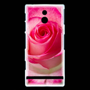 Coque Sony Xperia P Belle rose 3