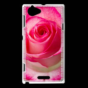Coque Sony Xperia L Belle rose 3