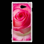 Coque Sony Xperia M2 Belle rose 3