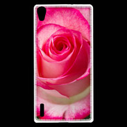 Coque Huawei Ascend P7 Belle rose 3