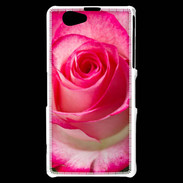 Coque Sony Xperia Z1 Compact Belle rose 3