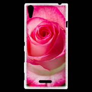 Coque Sony Xperia T3 Belle rose 3