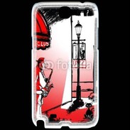 Coque Samsung Galaxy Note 2 Saxophoniste en dessin 65