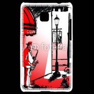 Coque LG Optimus L3 II Saxophoniste en dessin 65