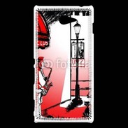 Coque Sony Xperia M2 Saxophoniste en dessin 65