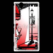 Coque Sony Xperia T2 Ultra Saxophoniste en dessin 65
