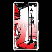 Coque Sony Xperia Z1 Compact Saxophoniste en dessin 65