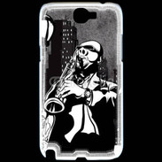 Coque Samsung Galaxy Note 2 Saxophoniste en dessin 66