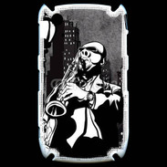 Coque Blackberry 8520 Saxophoniste en dessin 66