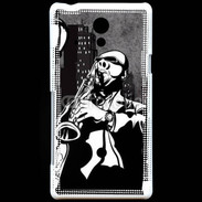 Coque Sony Xperia T Saxophoniste en dessin 66