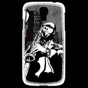 Coque Samsung Galaxy S4 Saxophoniste en dessin 66