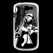 Coque Samsung Galaxy Express Saxophoniste en dessin 66