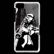 Coque Blackberry Z10 Saxophoniste en dessin 66