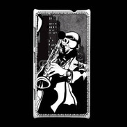 Coque Nokia Lumia 520 Saxophoniste en dessin 66
