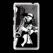 Coque Nokia Lumia 625 Saxophoniste en dessin 66