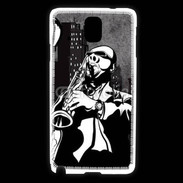 Coque Samsung Galaxy Note 3 Saxophoniste en dessin 66