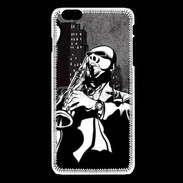 Coque iPhone 6Plus / 6Splus Saxophoniste en dessin 66