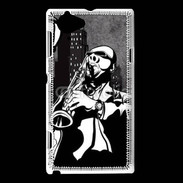 Coque Sony Xperia L Saxophoniste en dessin 66