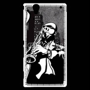 Coque Sony Xperia T2 Ultra Saxophoniste en dessin 66