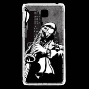 Coque LG F5 Saxophoniste en dessin 66