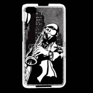 Coque Blackberry Z30 Saxophoniste en dessin 66