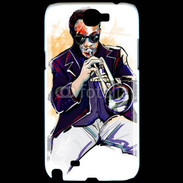 Coque Samsung Galaxy Note 2 Trompettiste en dessin 65