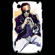 Coque Blackberry 8520 Trompettiste en dessin 65