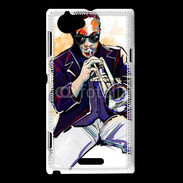 Coque Sony Xperia L Trompettiste en dessin 65