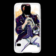 Coque Samsung Galaxy S5 Trompettiste en dessin 65