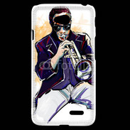 Coque LG L70 Trompettiste en dessin 65