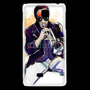 Coque LG F5 Trompettiste en dessin 65