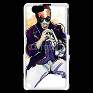Coque Sony Xperia Z1 Compact Trompettiste en dessin 65
