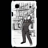 Coque Samsung Galaxy S La vie en Jazz noir et blanc 55