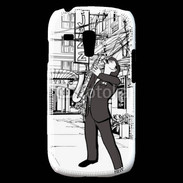Coque Samsung Galaxy S3 Mini La vie en Jazz noir et blanc 55