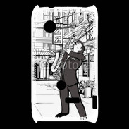 Coque Sony Xperia Typo La vie en Jazz noir et blanc 55
