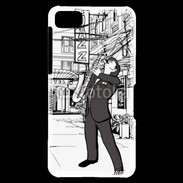 Coque Blackberry Z10 La vie en Jazz noir et blanc 55