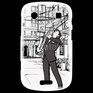 Coque Blackberry Bold 9900 La vie en Jazz noir et blanc 55