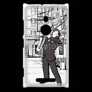 Coque Nokia Lumia 925 La vie en Jazz noir et blanc 55