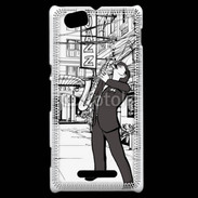 Coque Sony Xperia M La vie en Jazz noir et blanc 55