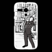 Coque Motorola G La vie en Jazz noir et blanc 55